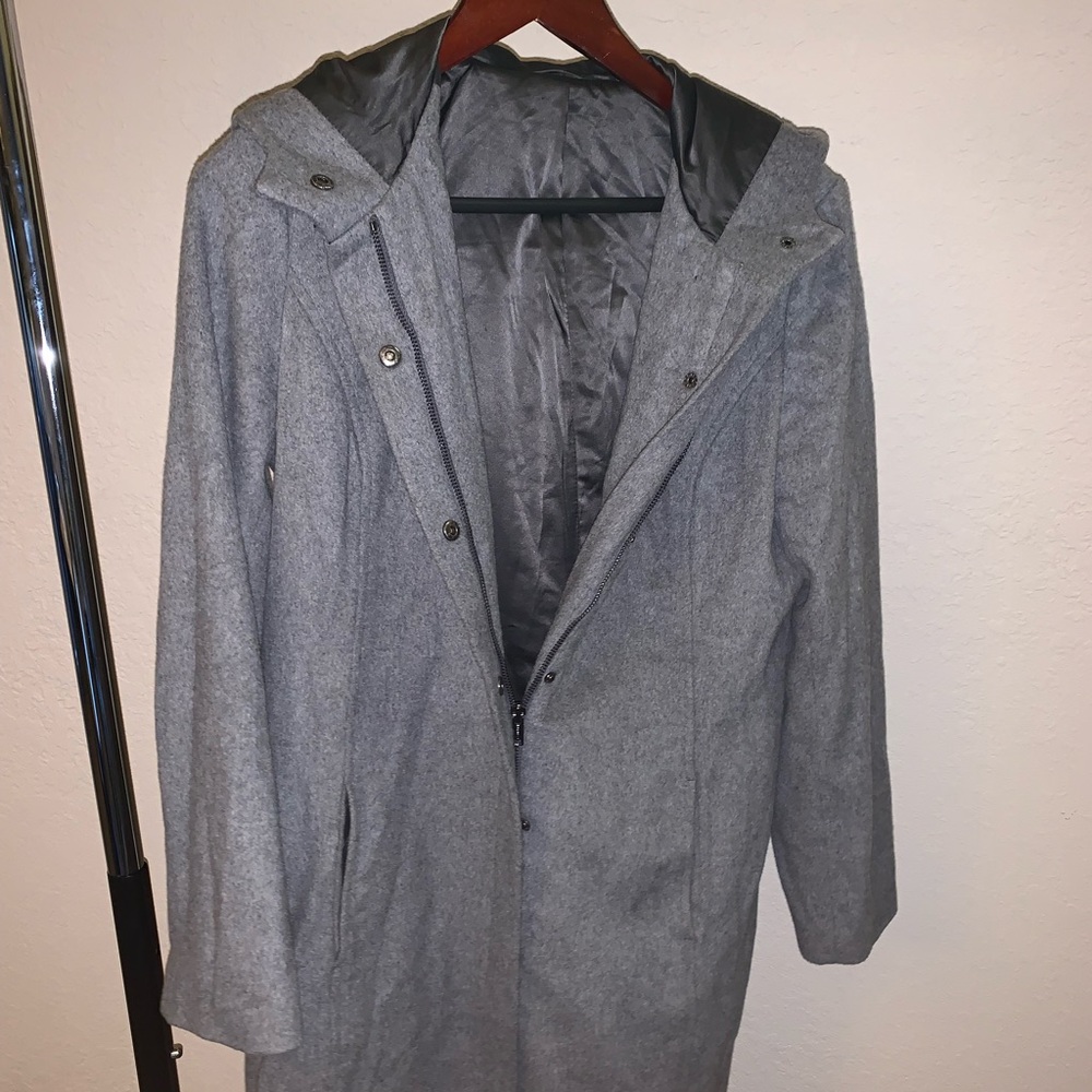 Grey winter coat